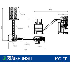 SL-S6WL六個(gè)秤三角包內外袋包裝機